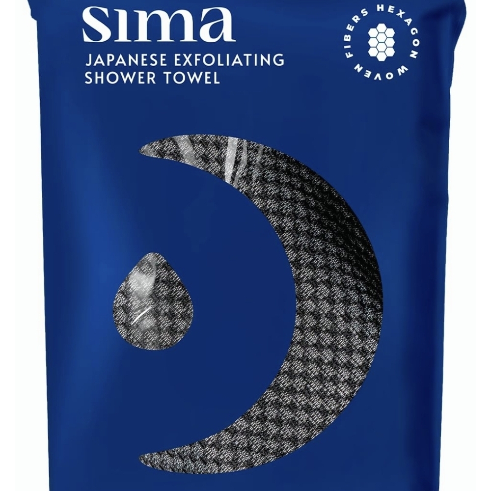 Active Jellyfish Vital Mask and Sima Shower Towel Set - And Hermes Gift Bag - Picture 2 of 10